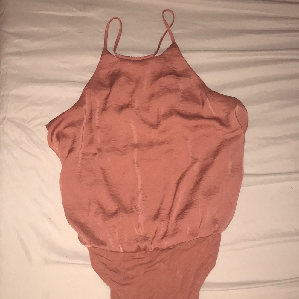 Forever 21 satin bodysuit